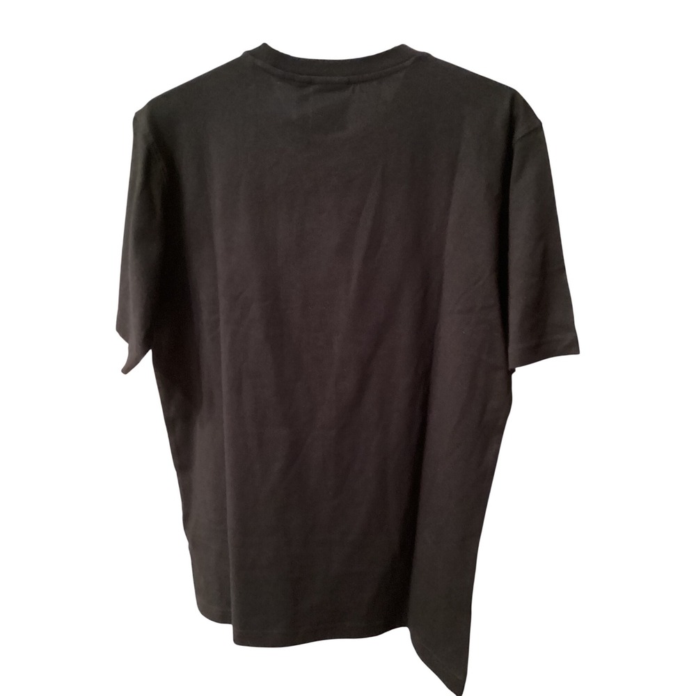Adidas Originals Trefoil Tee Mens Medium Black Gold Foil Logo Shirt JD0945 NWT - Picture 2 of 5